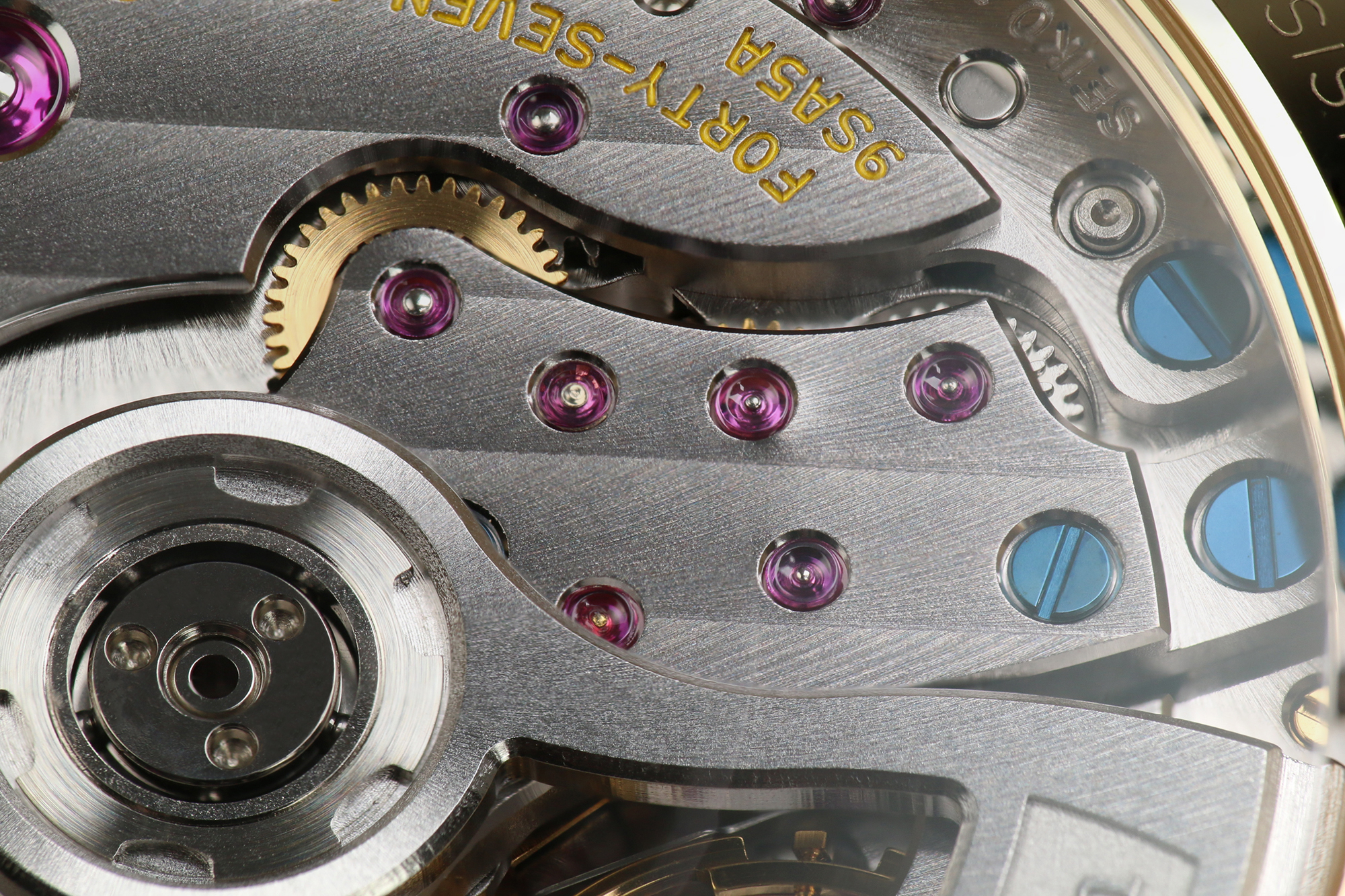 Grand Seiko 9SA5 caliber in detail.