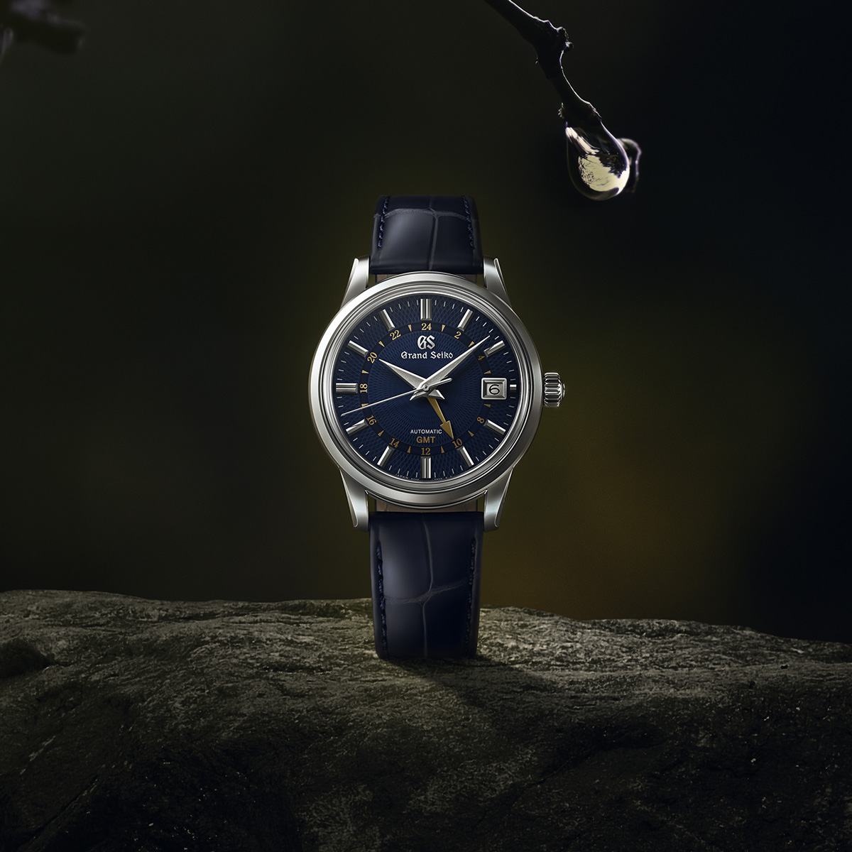 Grand seiko elegance collection automatic gmt sbgm257 snowdrop and sbgm257 moondrop